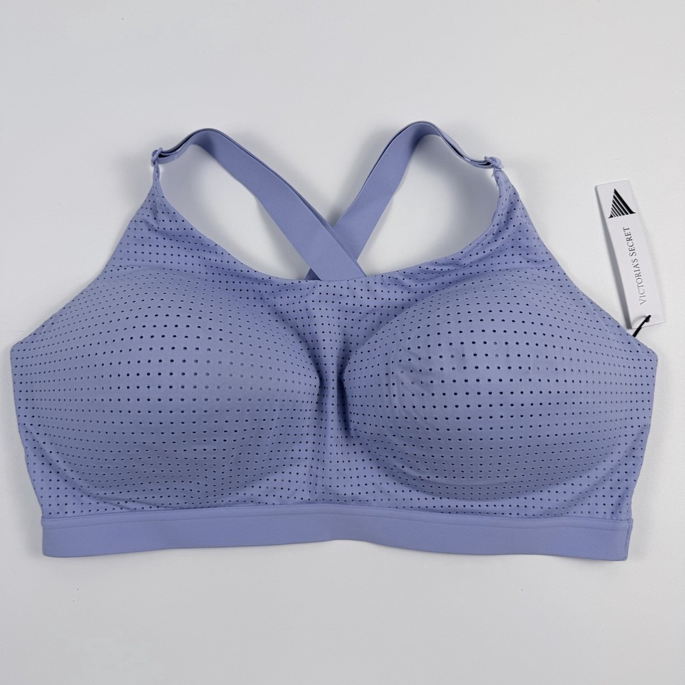 Victoria's Secret VSX Lightweight Mesh Wireless Sports Bra Lavender 38D NWT
